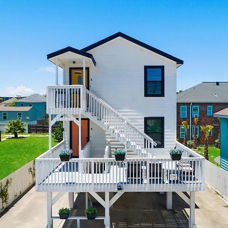 Soleil House - Unit D Villa Galveston Bagian luar foto