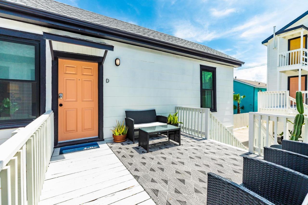 Soleil House - Unit D Villa Galveston Bagian luar foto